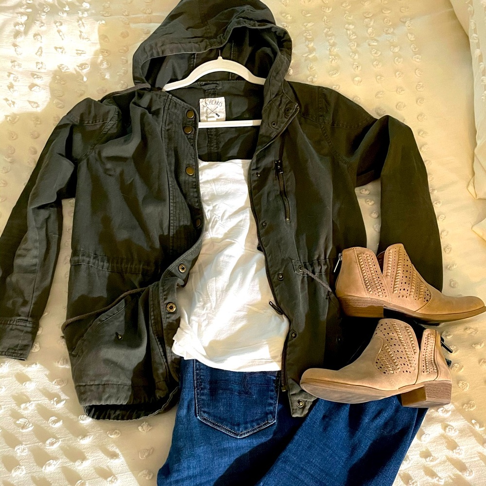 Green Military Style Jacket